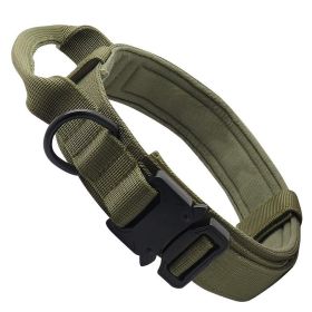 Fashion Personalized Tactical Dog Collar (Option: Green-M)