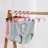 10PCS NonSlip Strengthen Plastic Hanger Bra Rack Soft Underwear Hangers Slip-resistant Magic Underwear Panties Clip