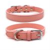 New Soft Puppy Collar For Dog And Cat; Leather Pet Collar Necklace For Small Medium Dog; adjustable dog collar