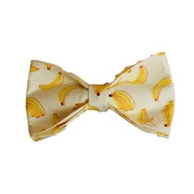 Yellow Banana Dog Traction Rope (Option: Bow knot-XL)