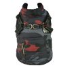 Camouflage Red Pattern Reflective Chest Harness With Traction Buckle Zipper Pet Cotton Clothes