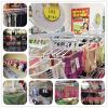 10PCS NonSlip Strengthen Plastic Hanger Bra Rack Soft Underwear Hangers Slip-resistant Magic Underwear Panties Clip