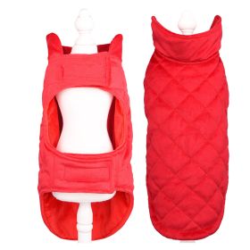 Velvet Pet Clothes Autumn And Winter Warm (Option: Red-XL)