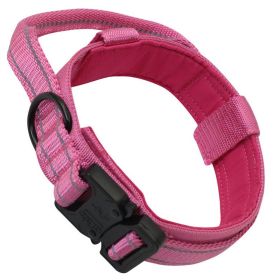 Fashion Personalized Tactical Dog Collar (Option: Rose Red-XL)